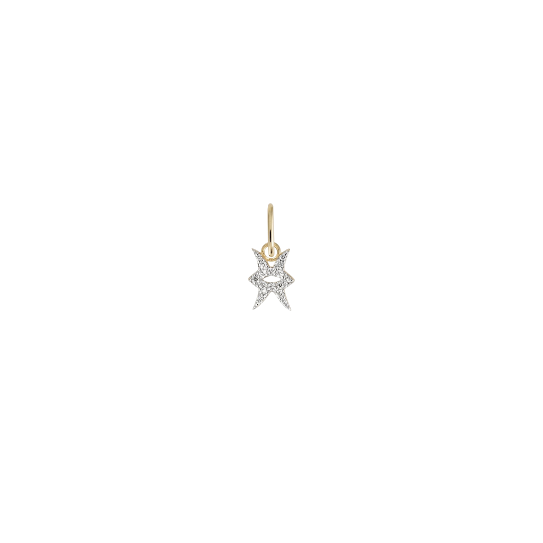 Diamant-Sternzeichen-Anhänger