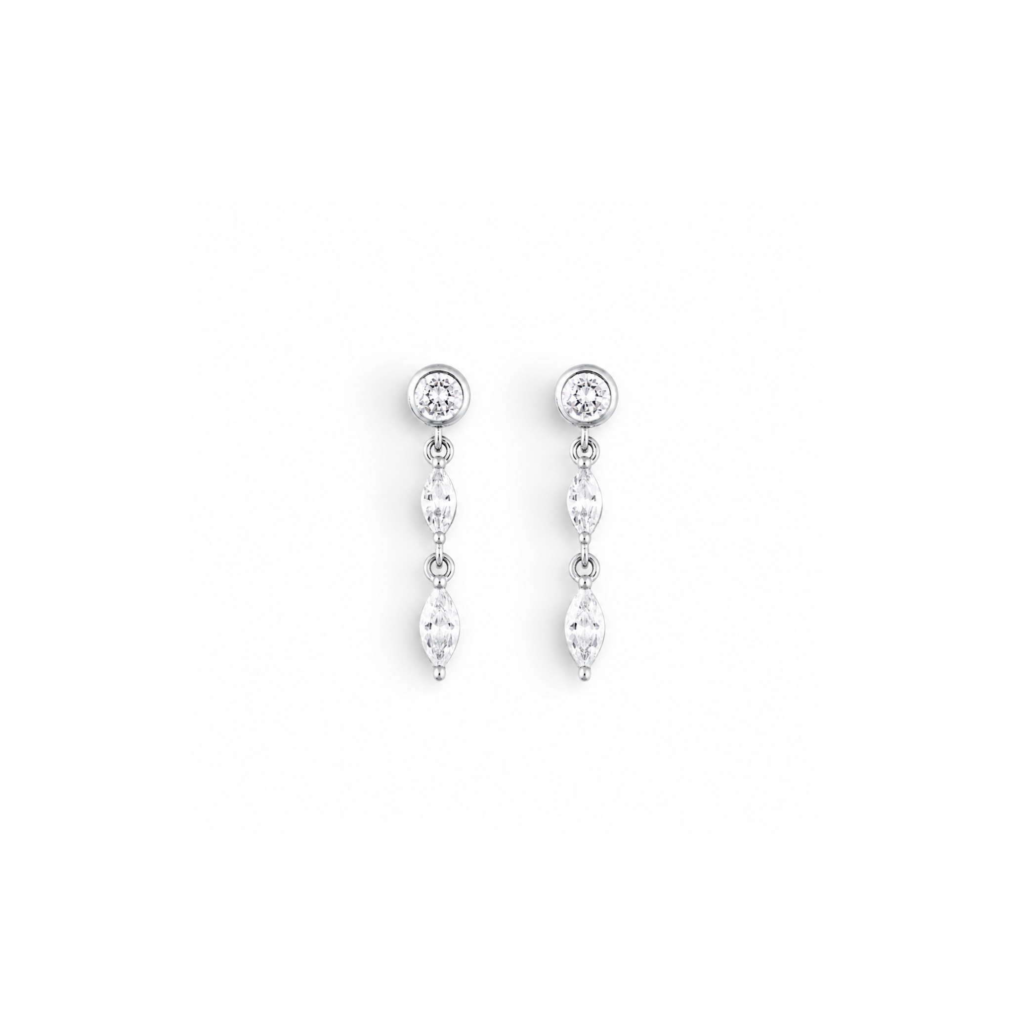 Luna Mini Oorbellen - Zilver