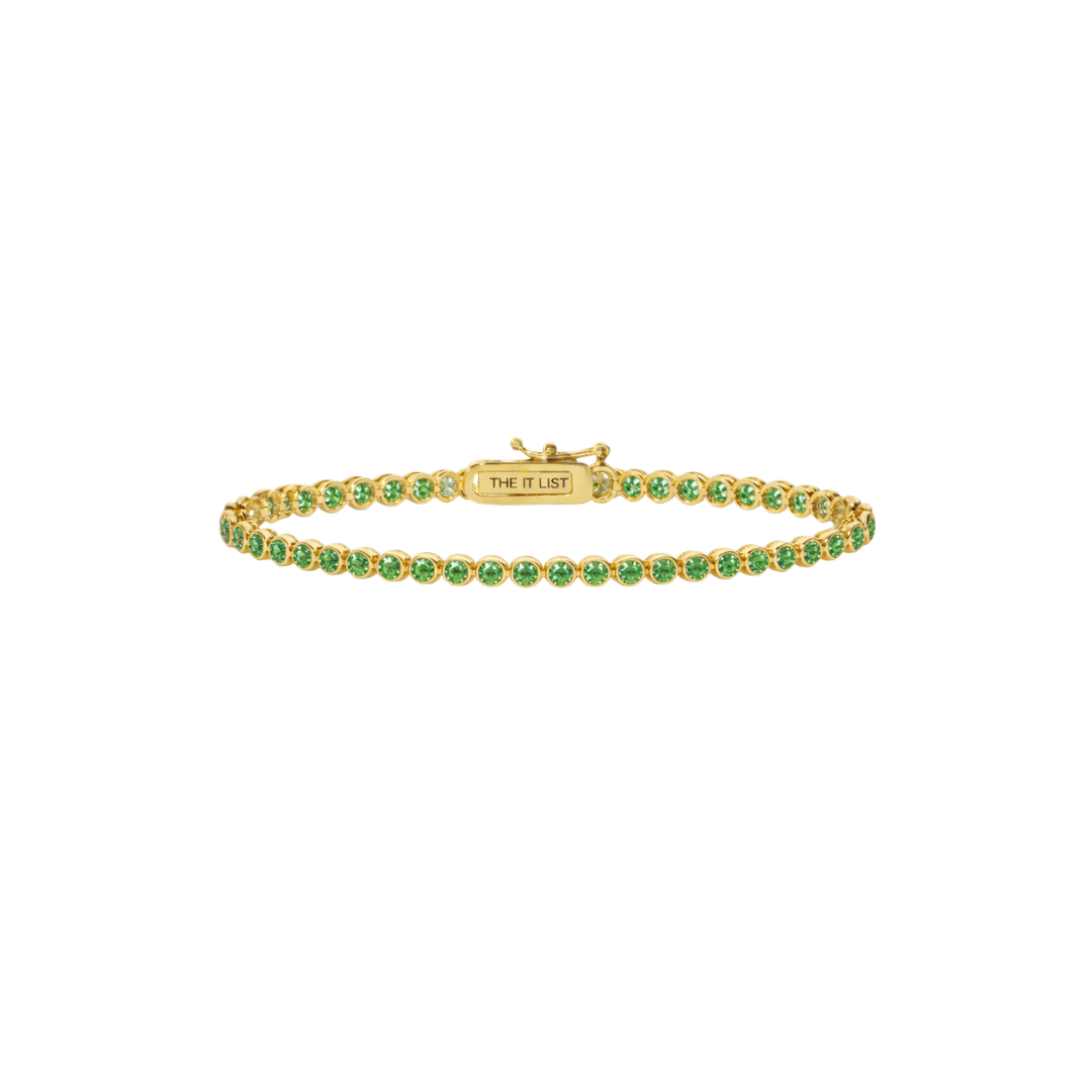 Pulsera de tenis con bisel de 2 mm | Oro