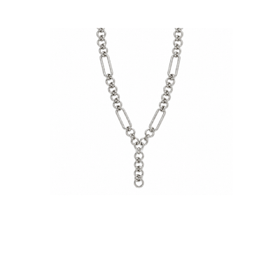 Mixed Link Chain | Silver