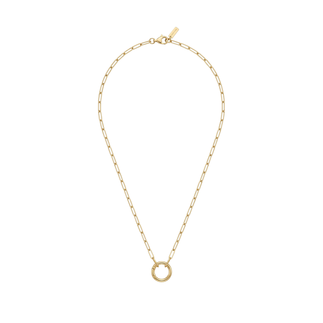 Chapter Circle Necklace | Gold