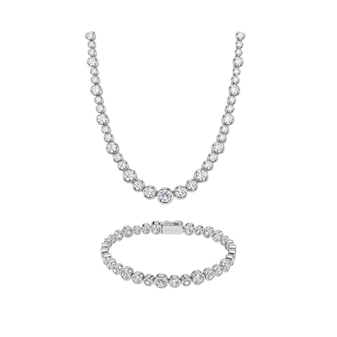 Chunky Bezel Set | Silver