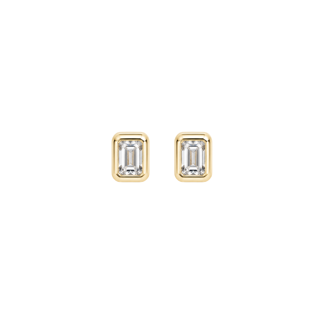 Noir Medium Ohrstecker | Gold