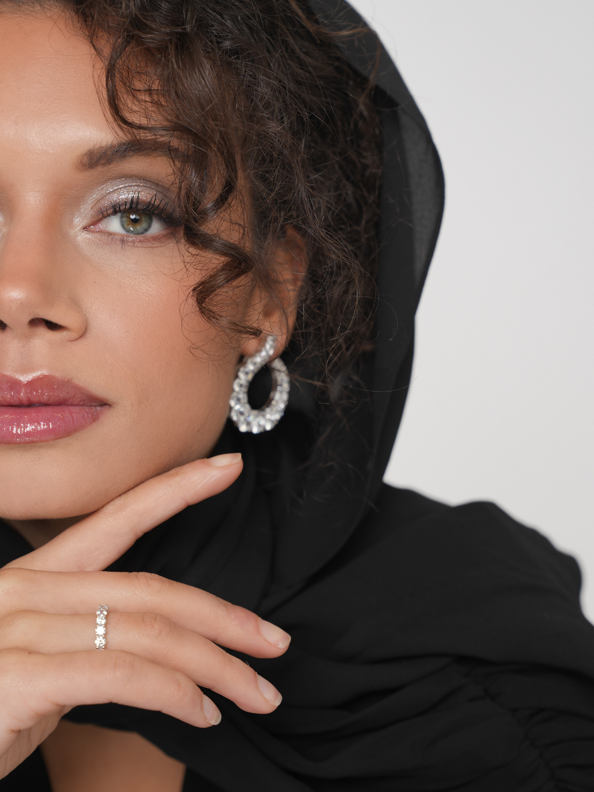 Frosted Elegance Earrings