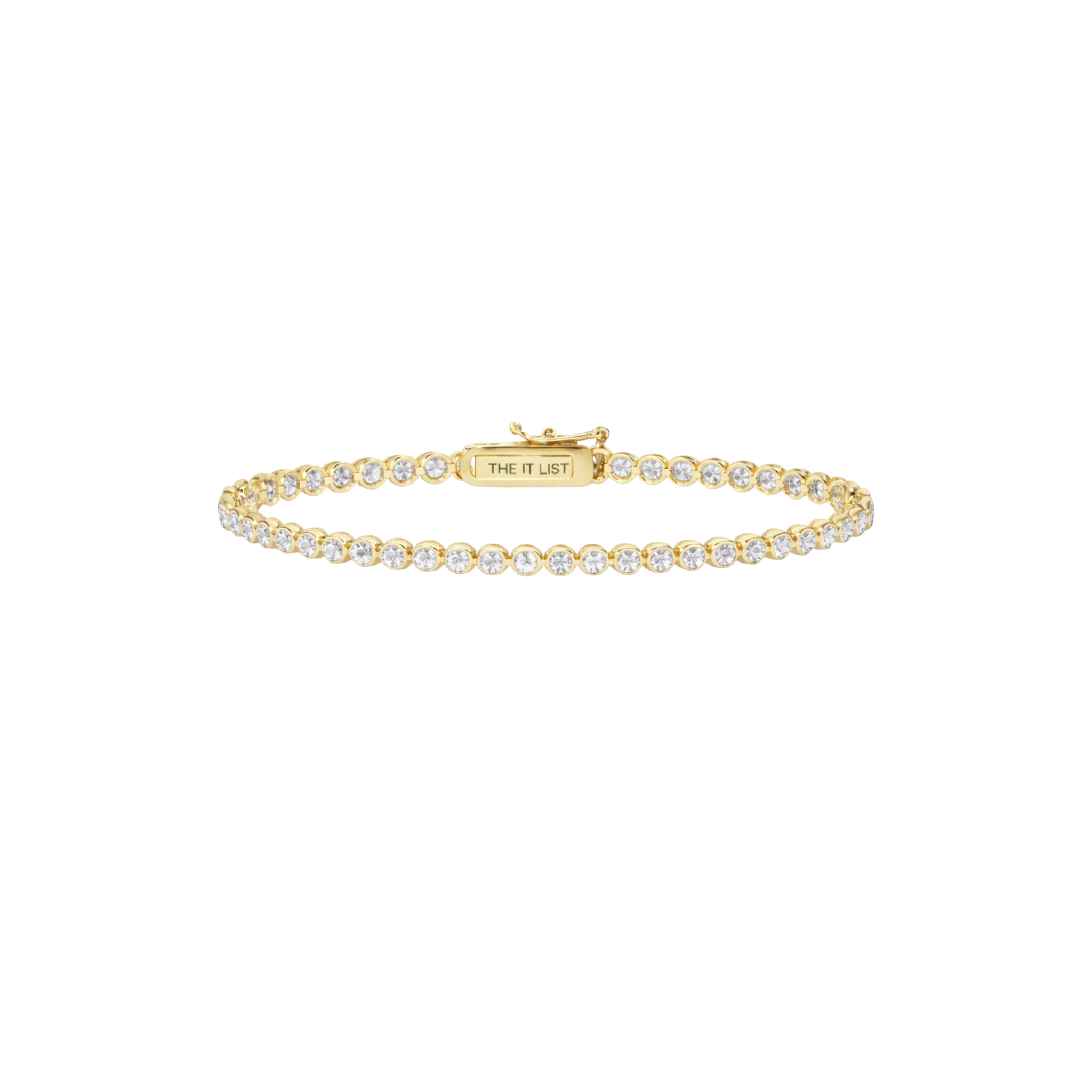 Pulsera de tenis con bisel de 2 mm - Oro