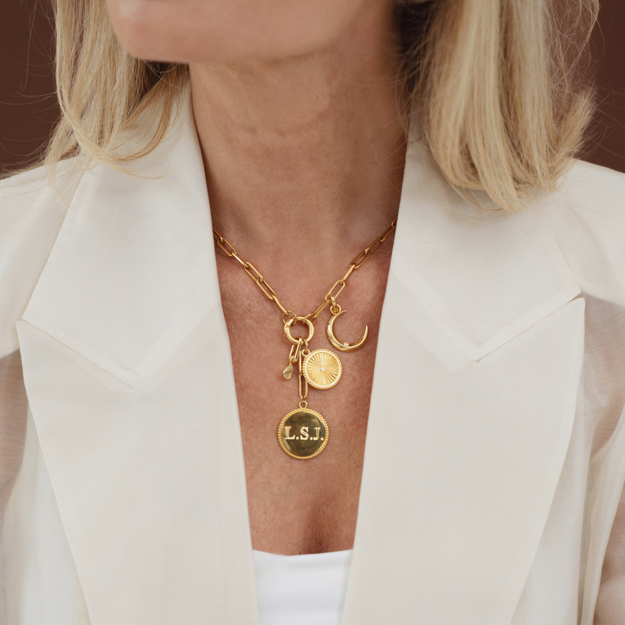 The IT Pendant Necklace x Leontine - Zilver