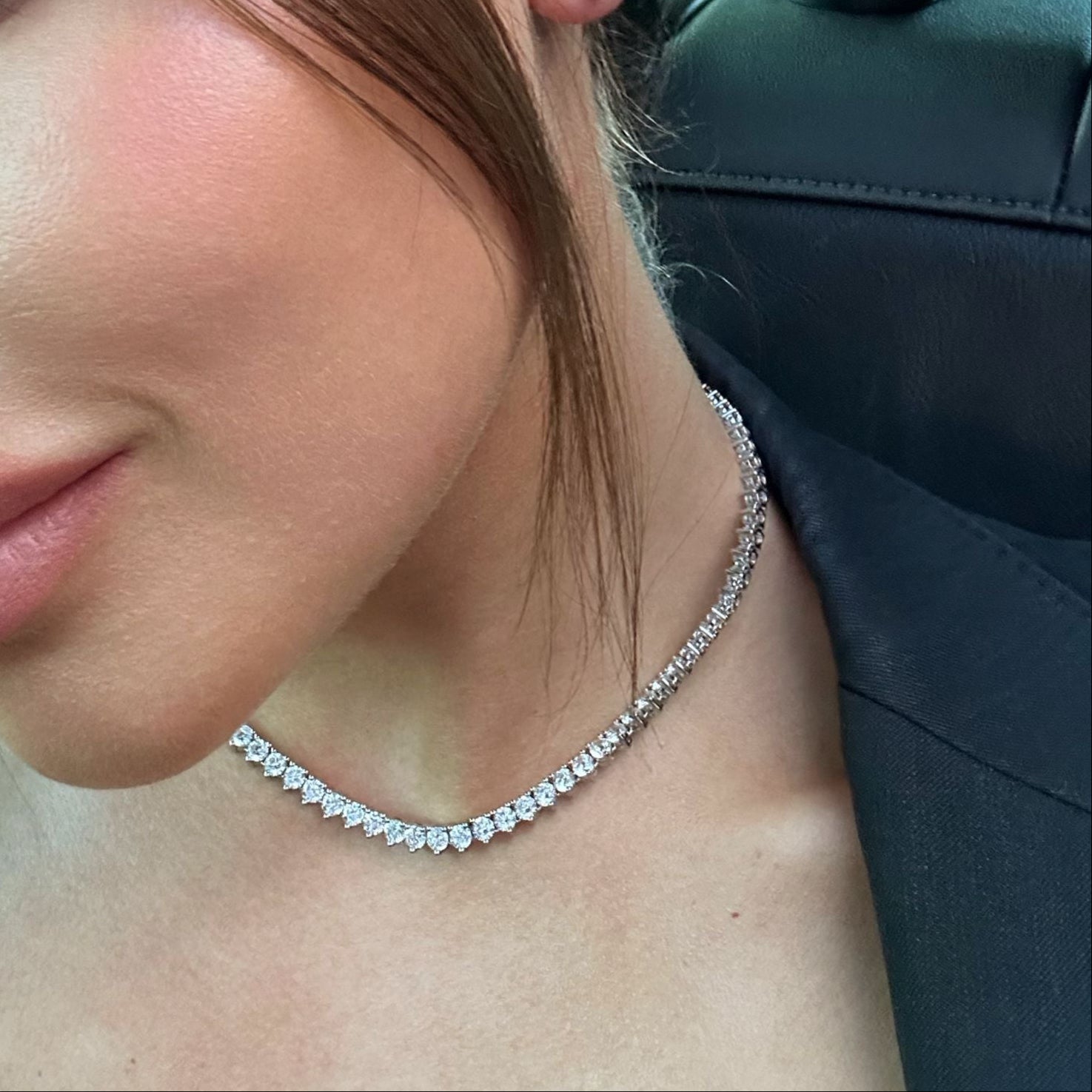 zilveren tennisketting 4mm voor vrouwen - the it list