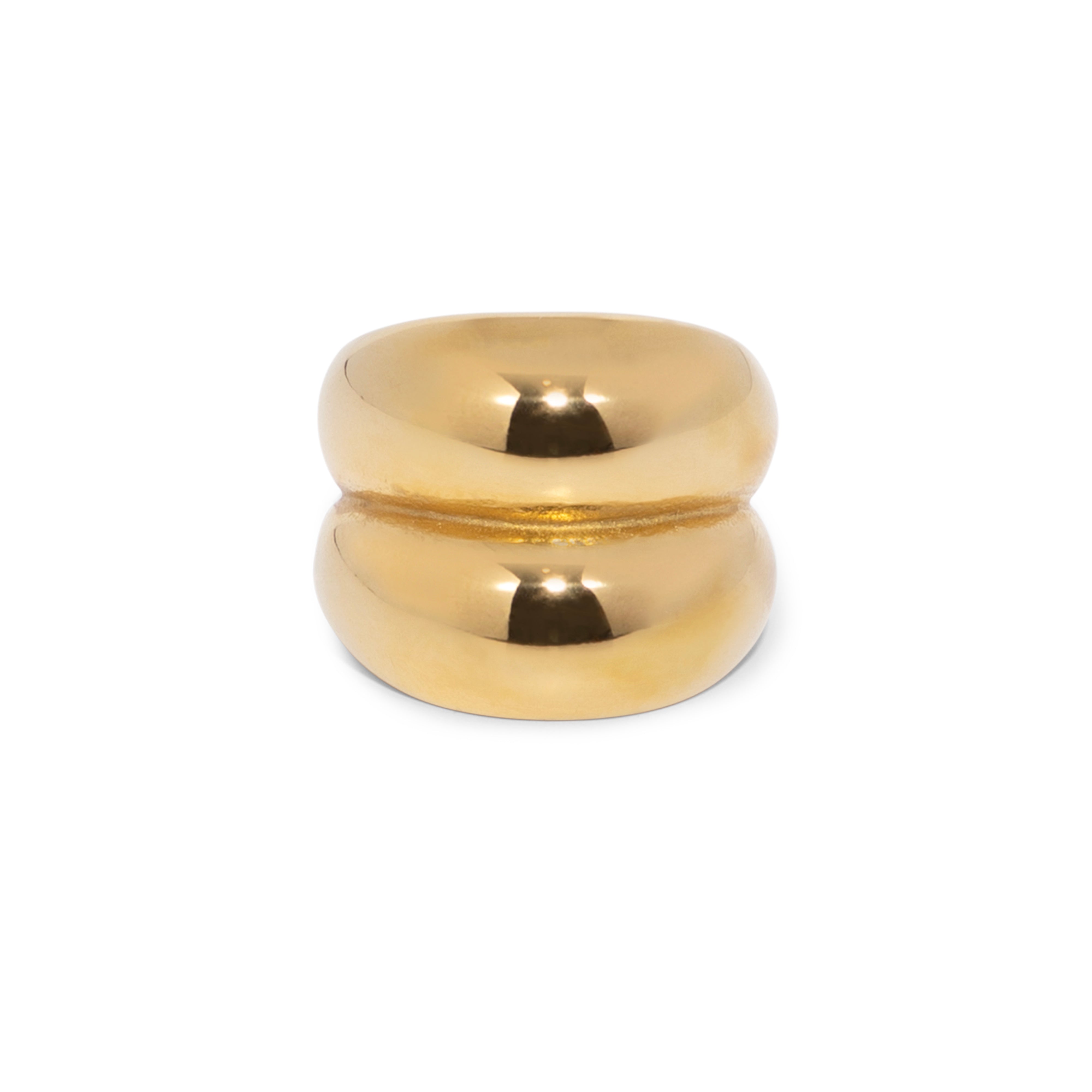 Dubbele gouden ring voor vrouwen - the it list