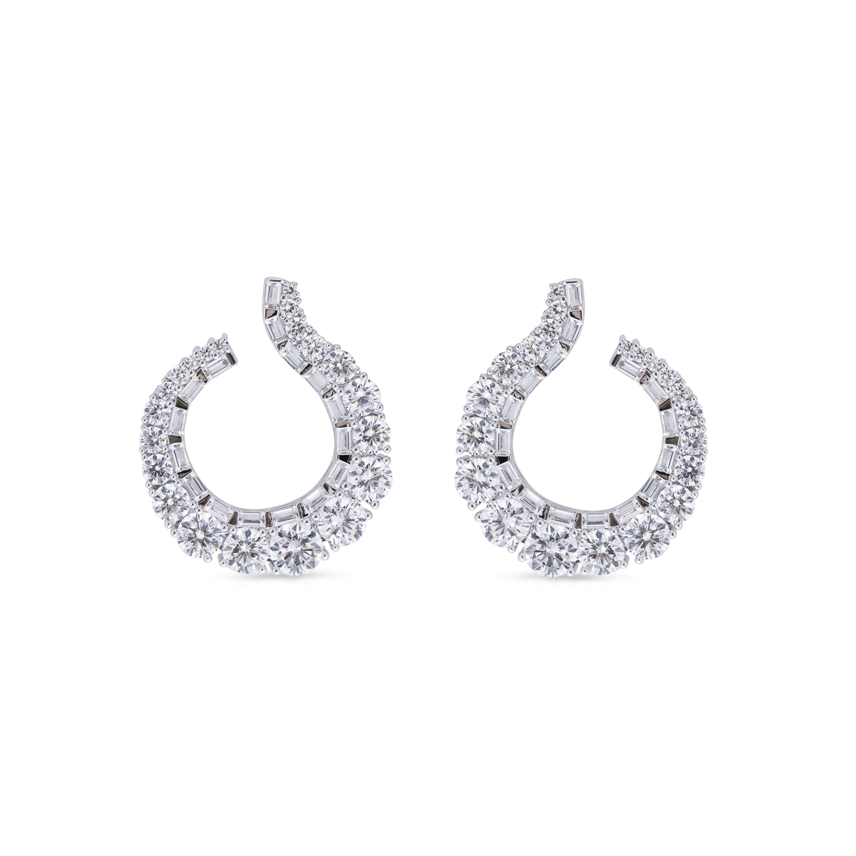 grote statement ronde diamanten hoops oorbellen voor vrouwen, the it list