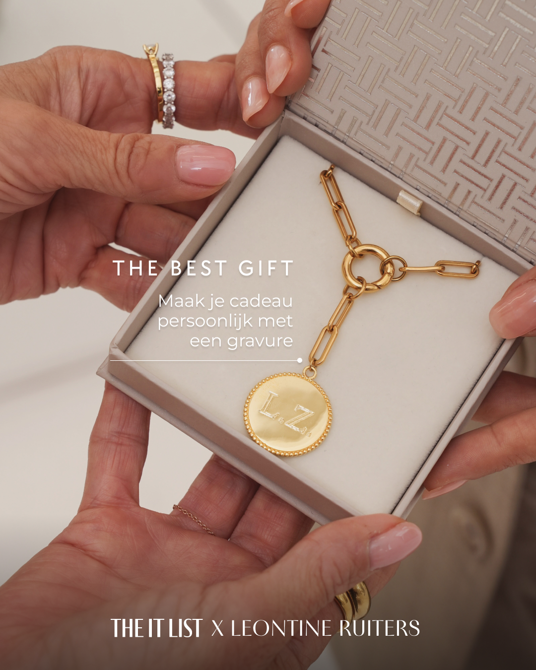 The IT Pendant Necklace x Leontine - Zilver