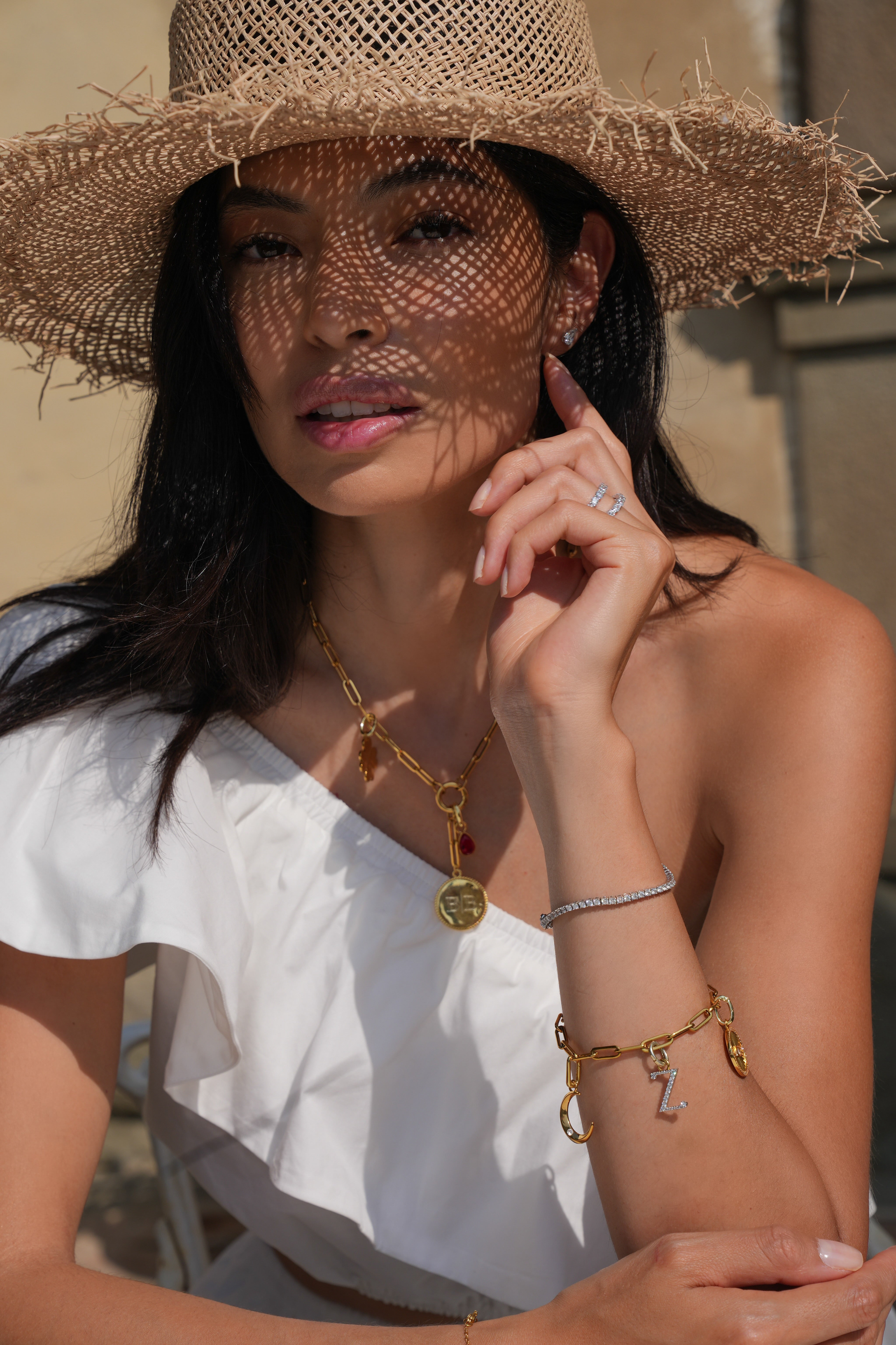 The Number Charm - Goud