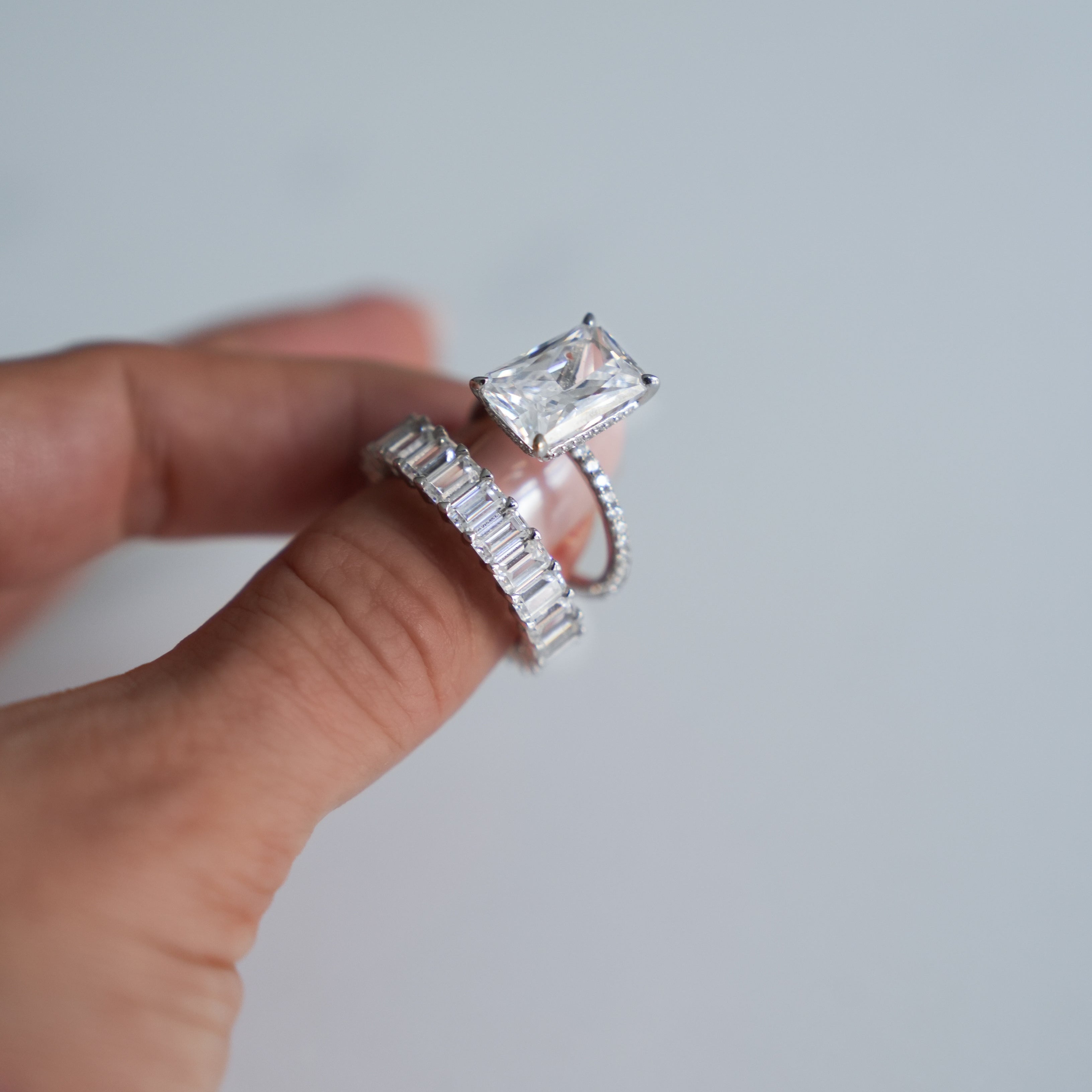 Emerald tennis ring zilver, the it list
