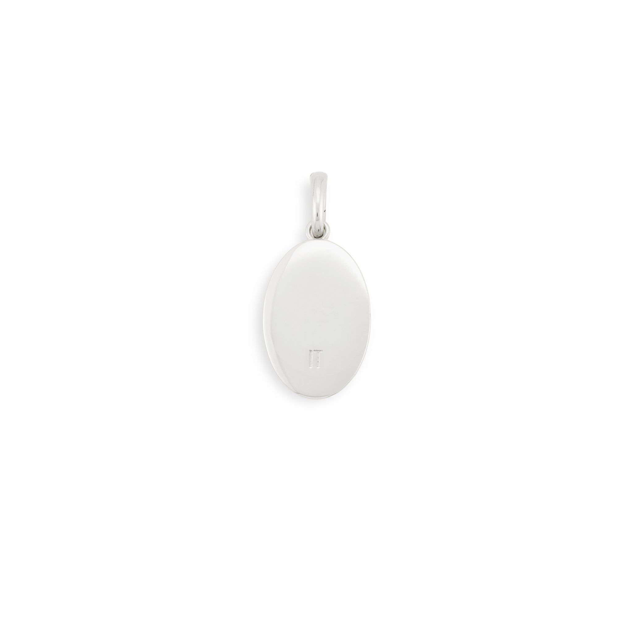 Oval Charm - Zilver