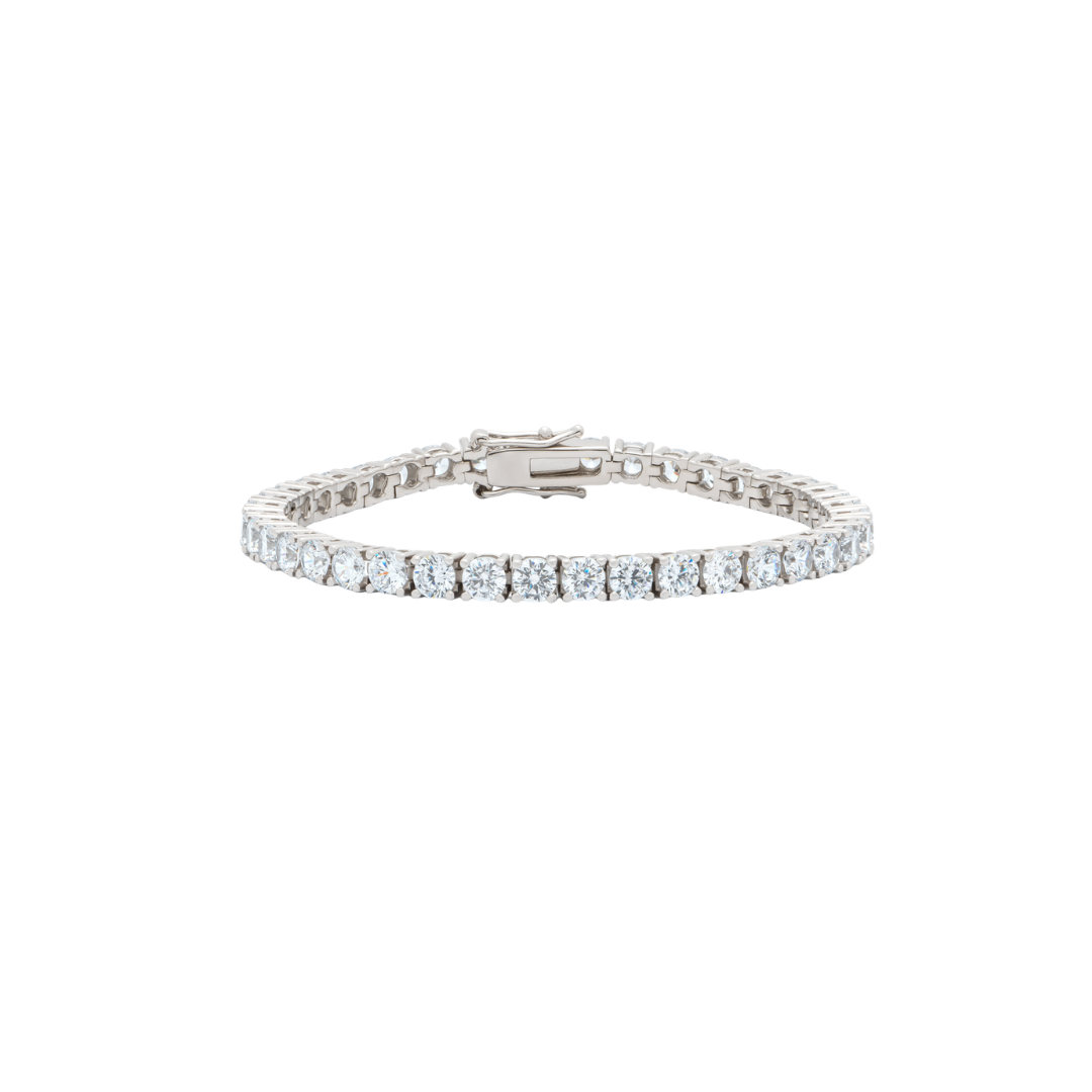 Tennis Bracelet 4mm | Silver