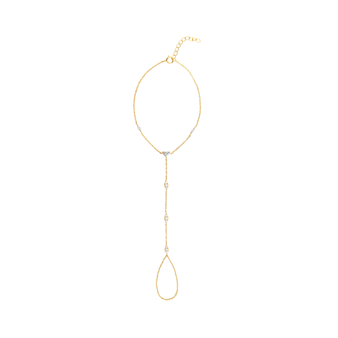 Chaîne de main Marquise | Or