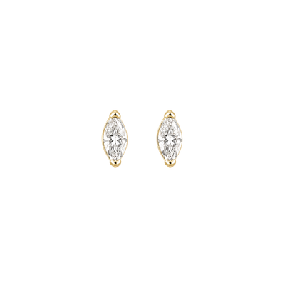 Marquise-Ohrstecker | Gold