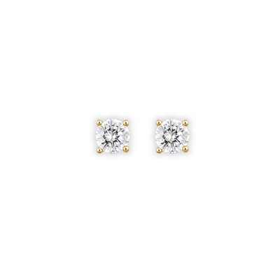 Zarte Diamantohrstecker | Gold