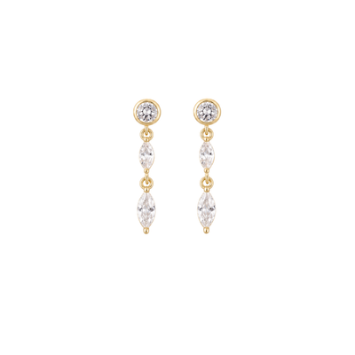 Luna Glow Mini-Ohrringe | Gold
