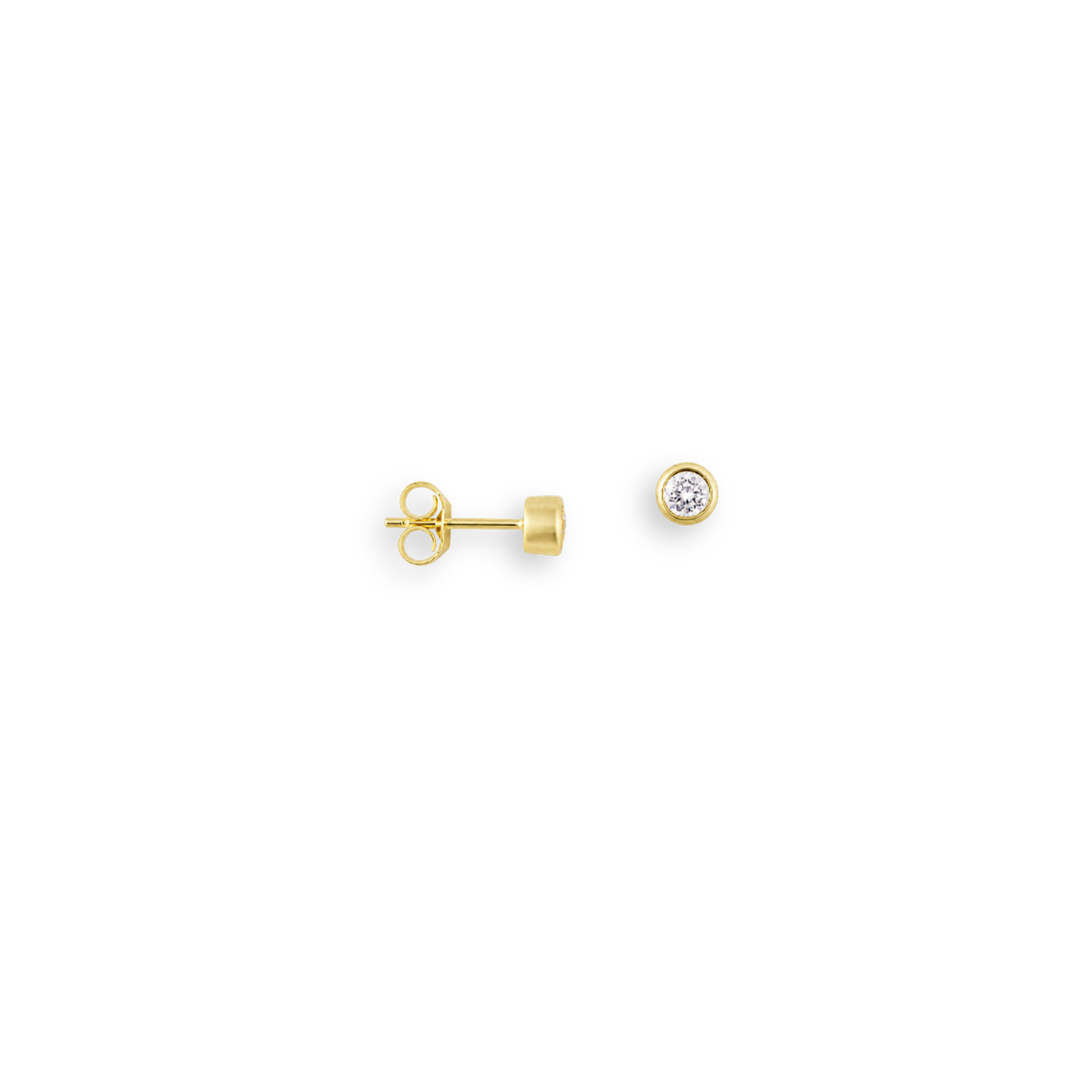 Luna Studs | Gold