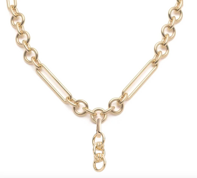 The Mixed Link Chain - Goud