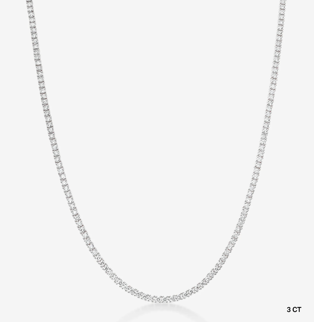 Tennis Necklace Stack Set