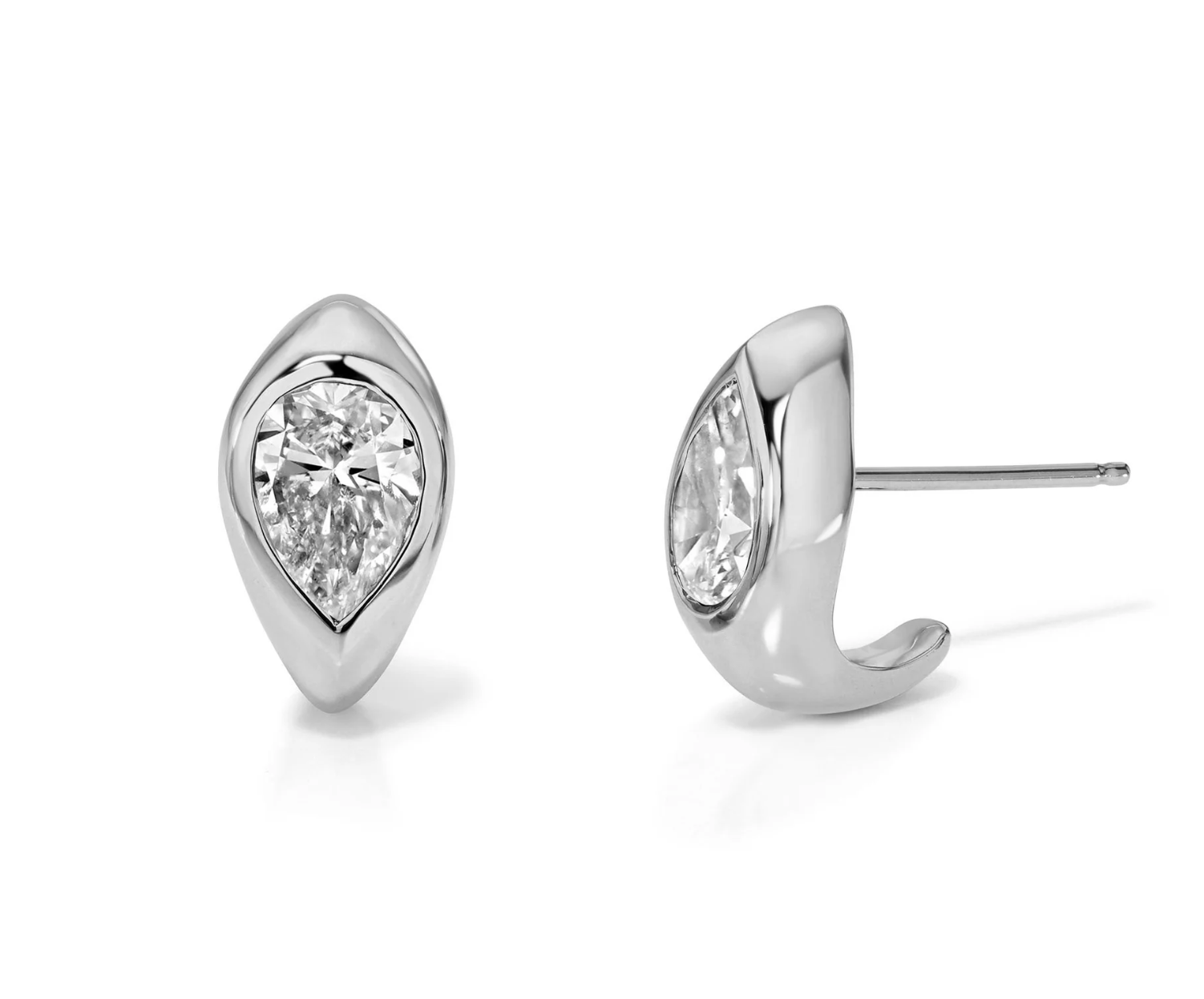 Noir Baby Ohrstecker Silber