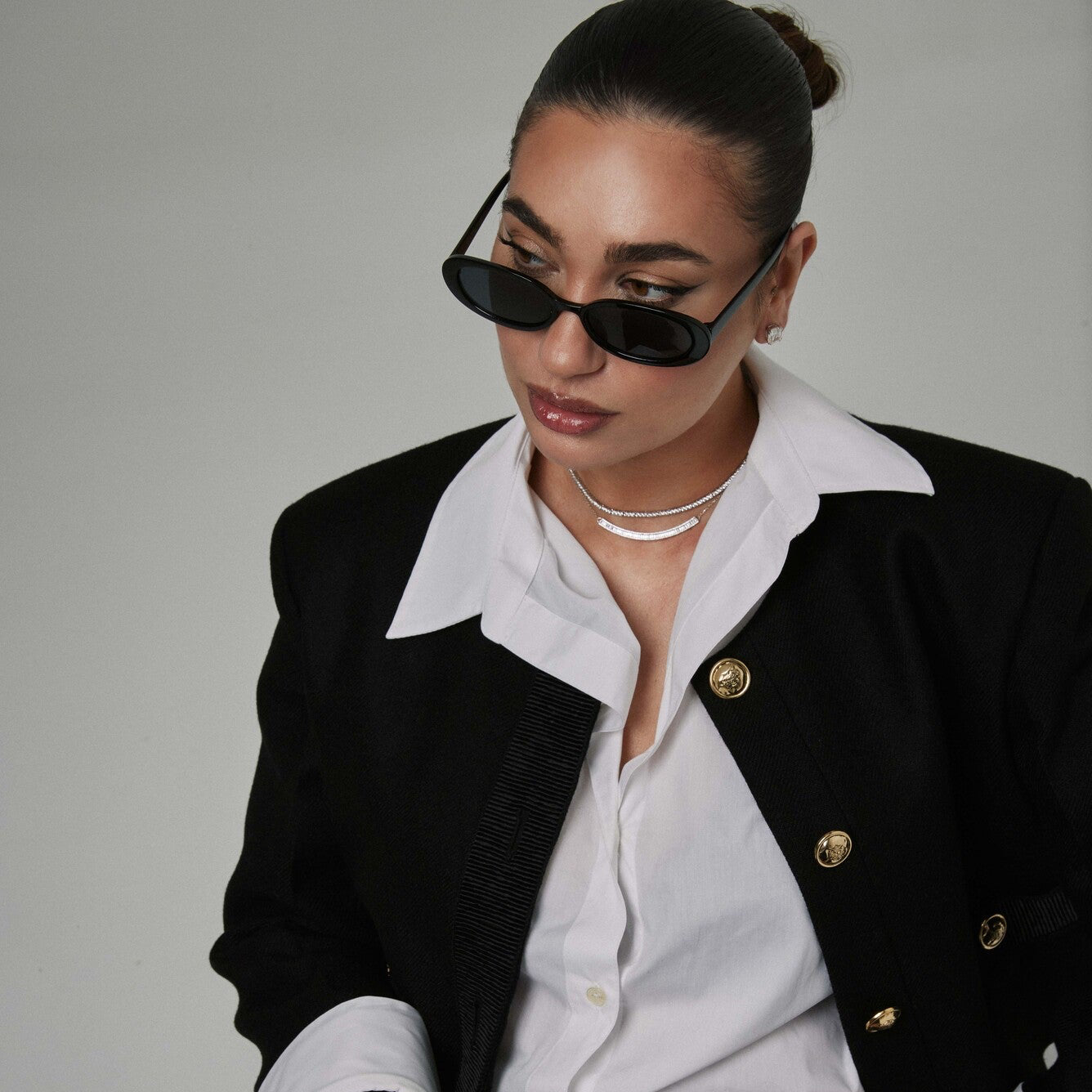 Zilveren Baguette ketting voor dames the it list