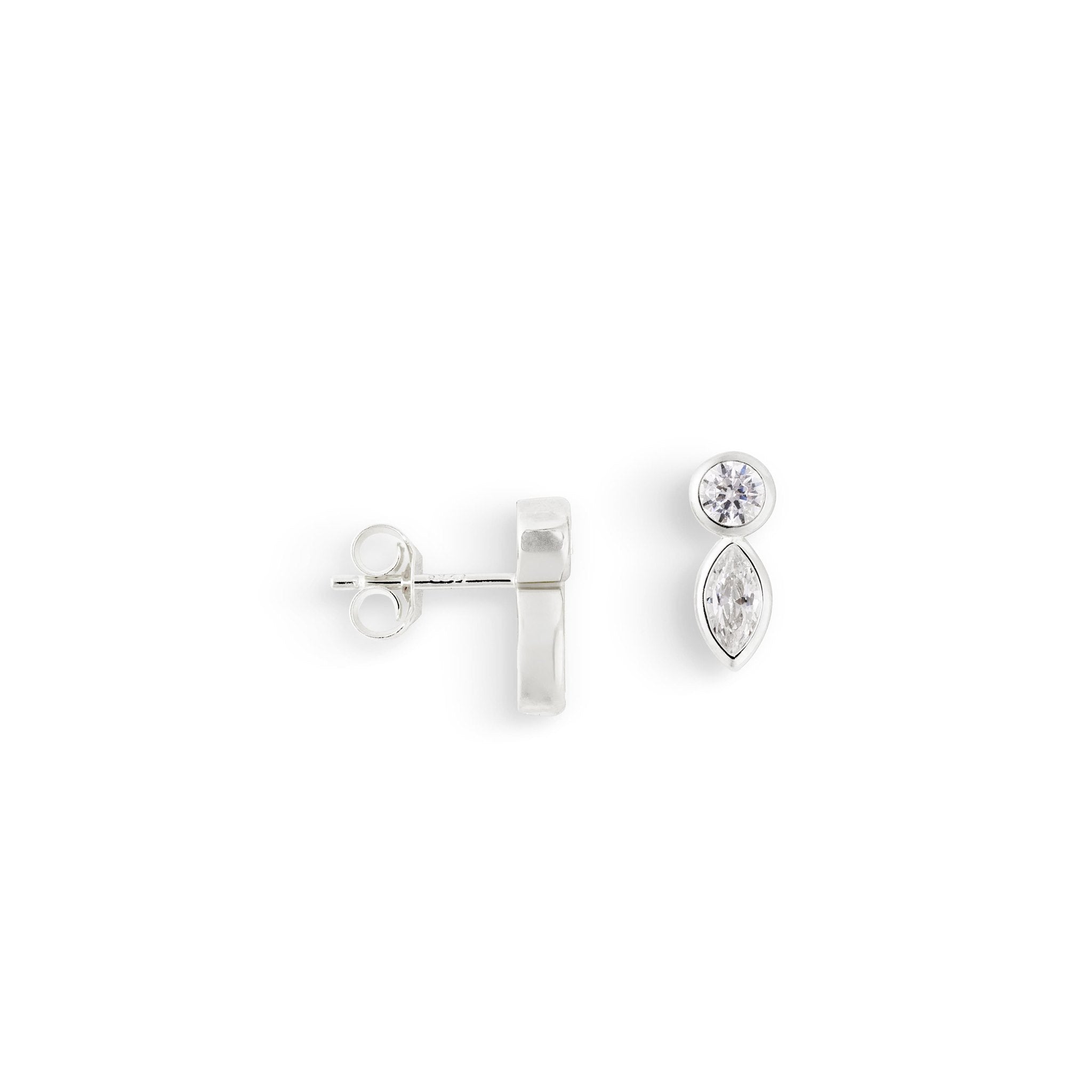 zilveren studs voor vrouwen, zilver, the it list