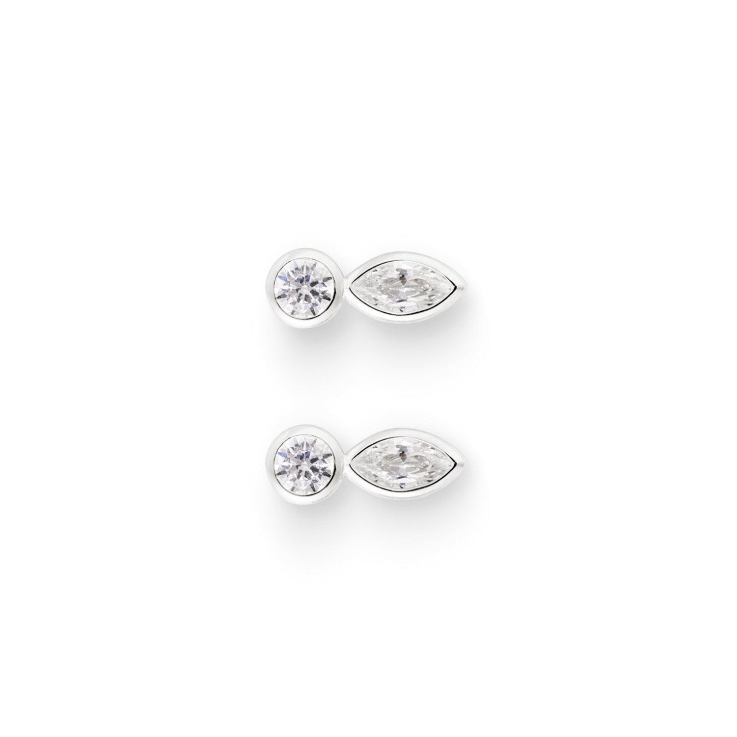 zilveren studs voor vrouwen, zilver, the it list