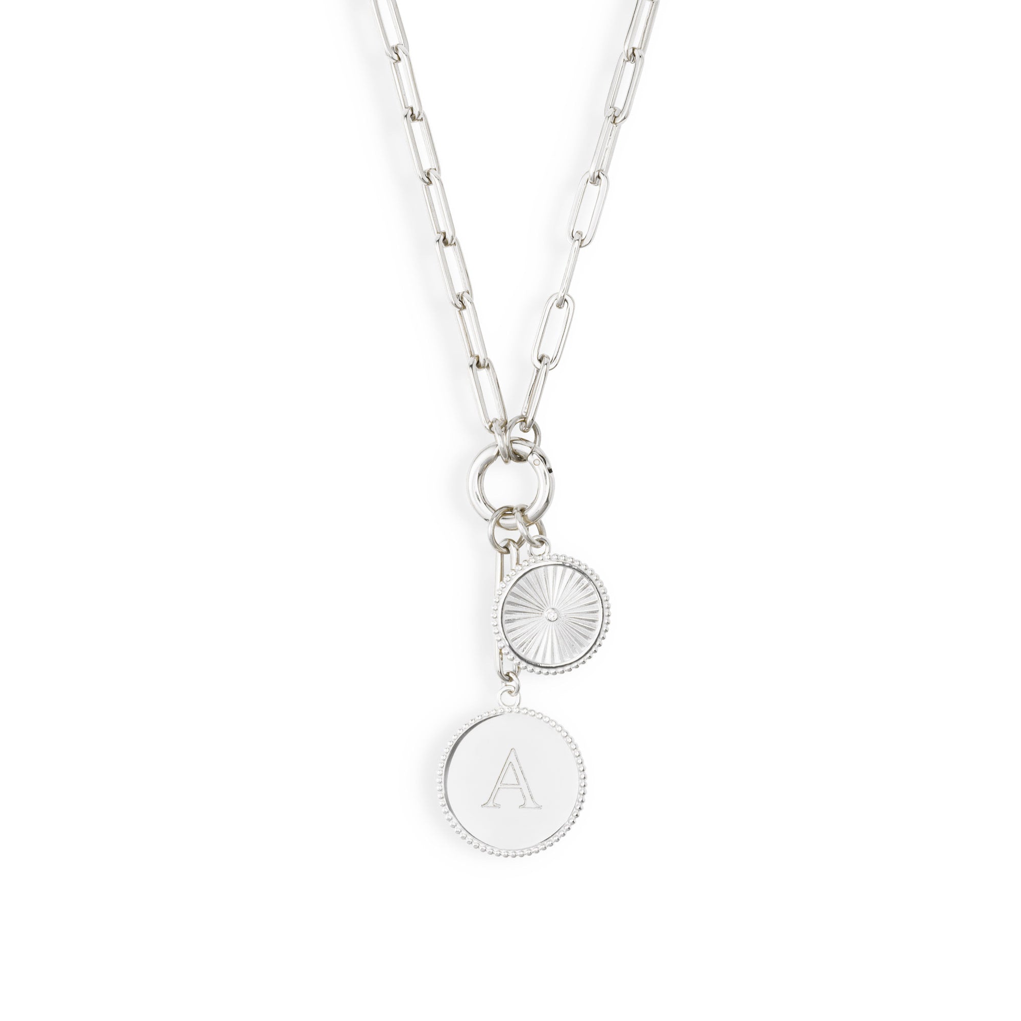 THE IT LIST X LEONTINE RUITERS SCHAKELKETTING STERLING ZILVER