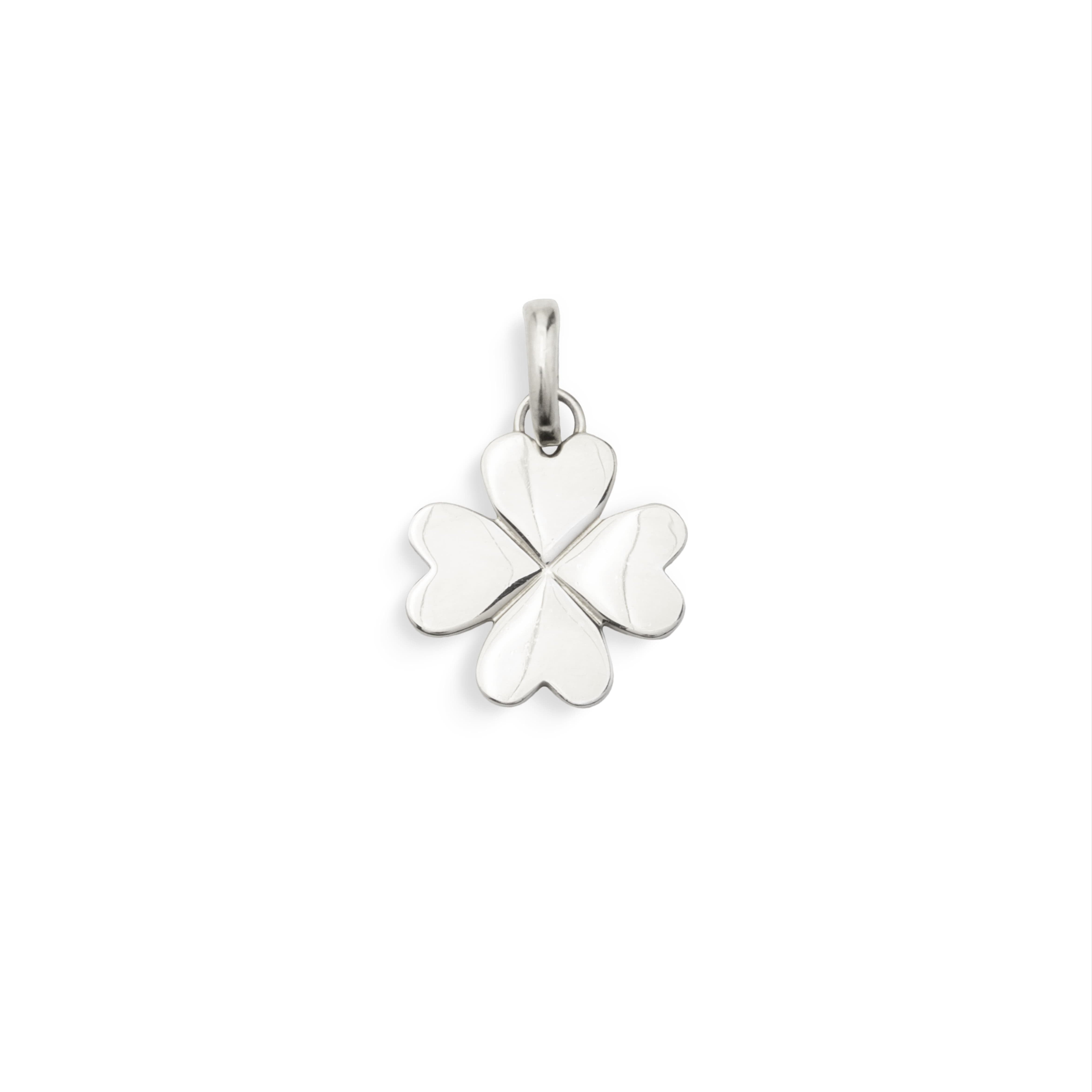 The IT Pendant Bedel Klaver Zilver