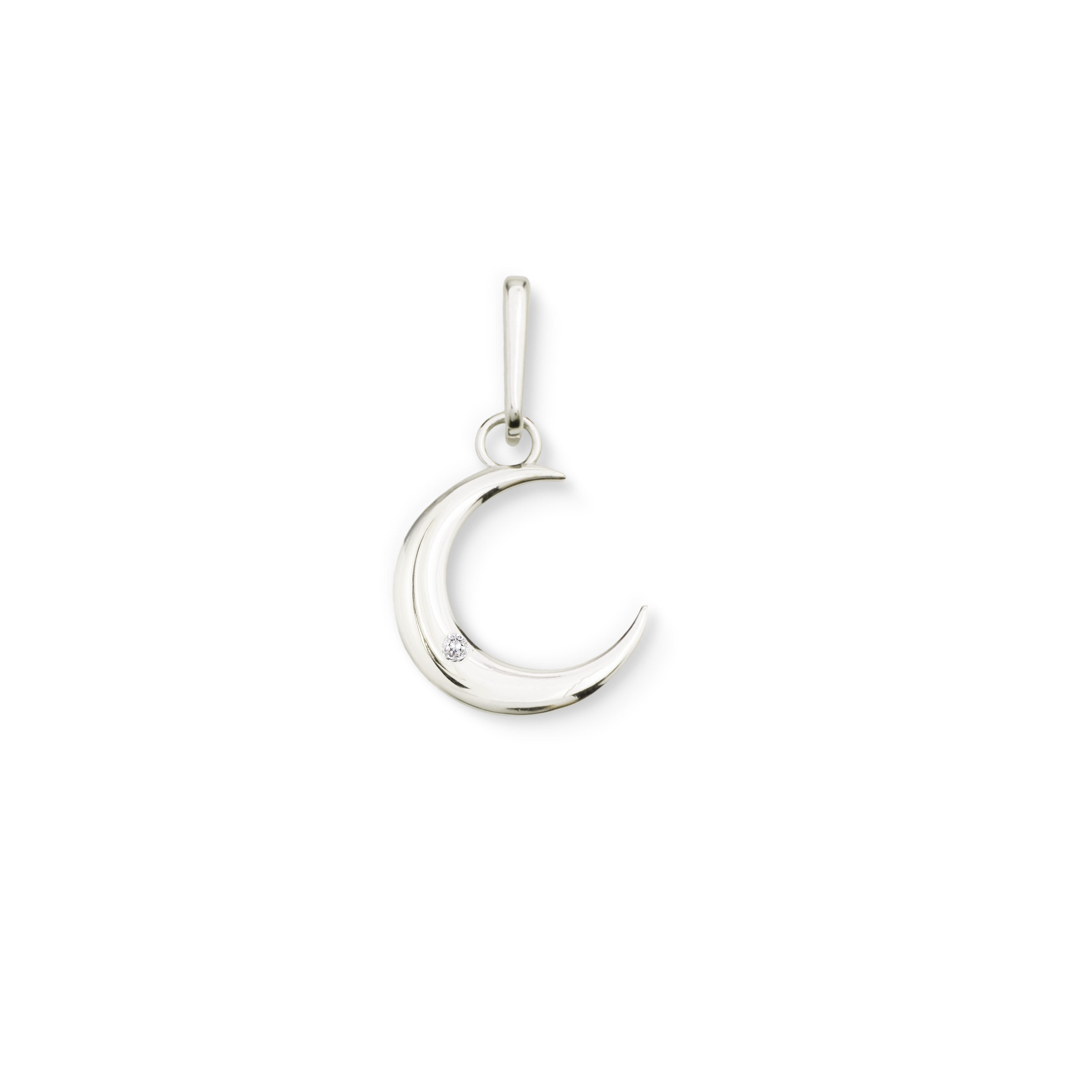 The IT Pendant Bedel Maan Zilver