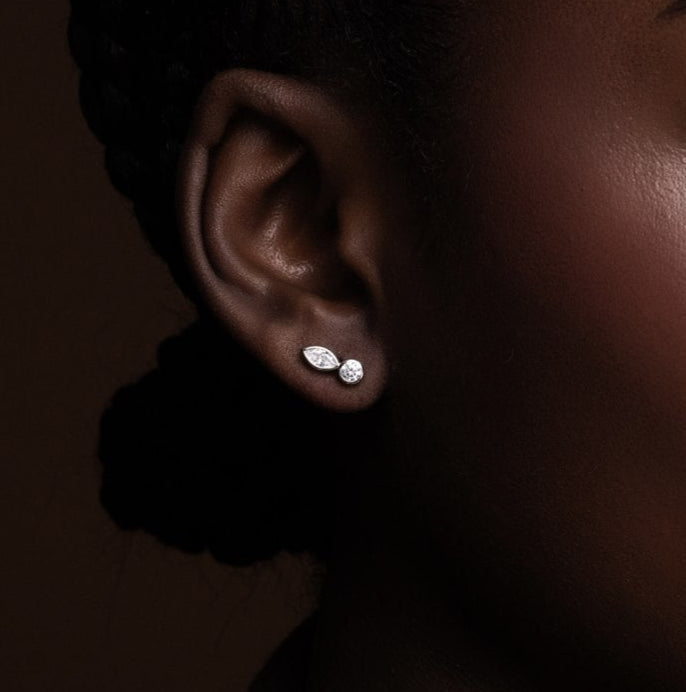 zilveren studs voor vrouwen, zilver, the it list