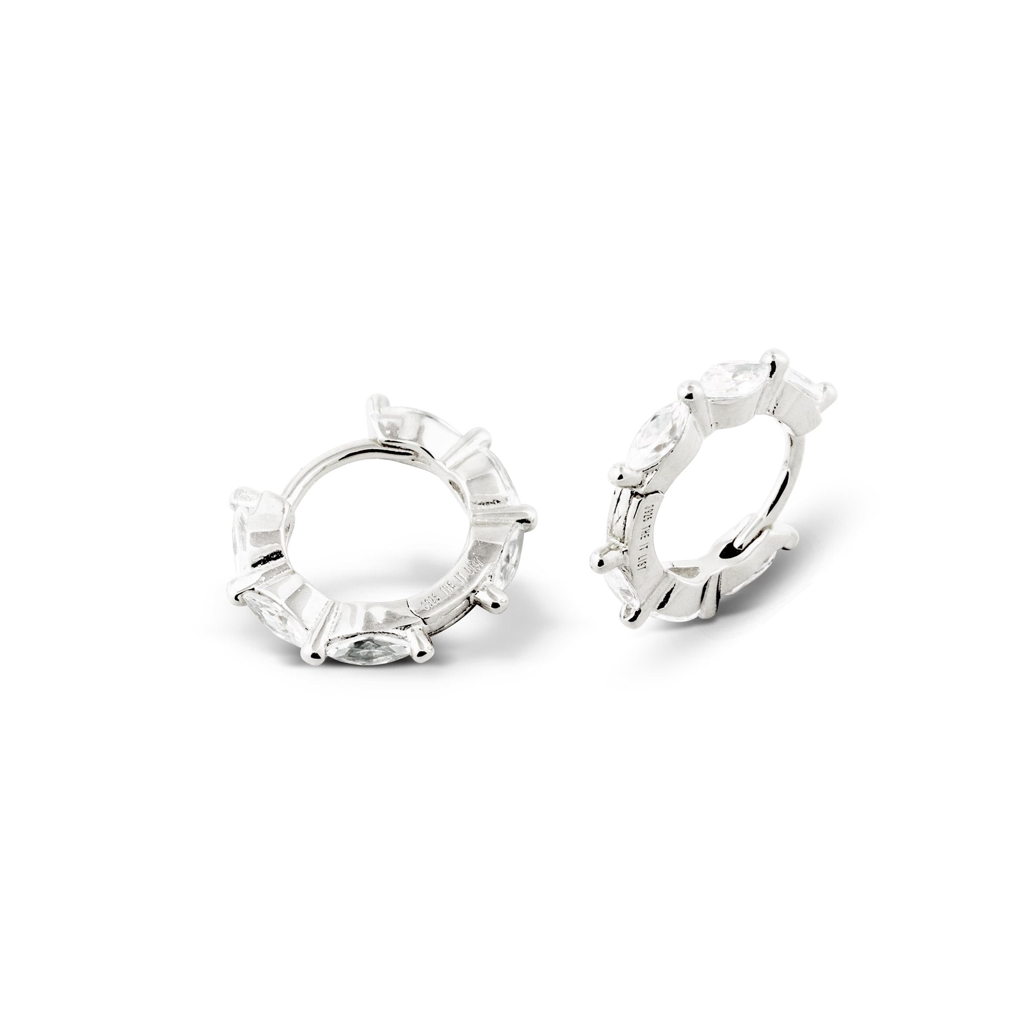 Marquise oorringen dames, the it list, zilver