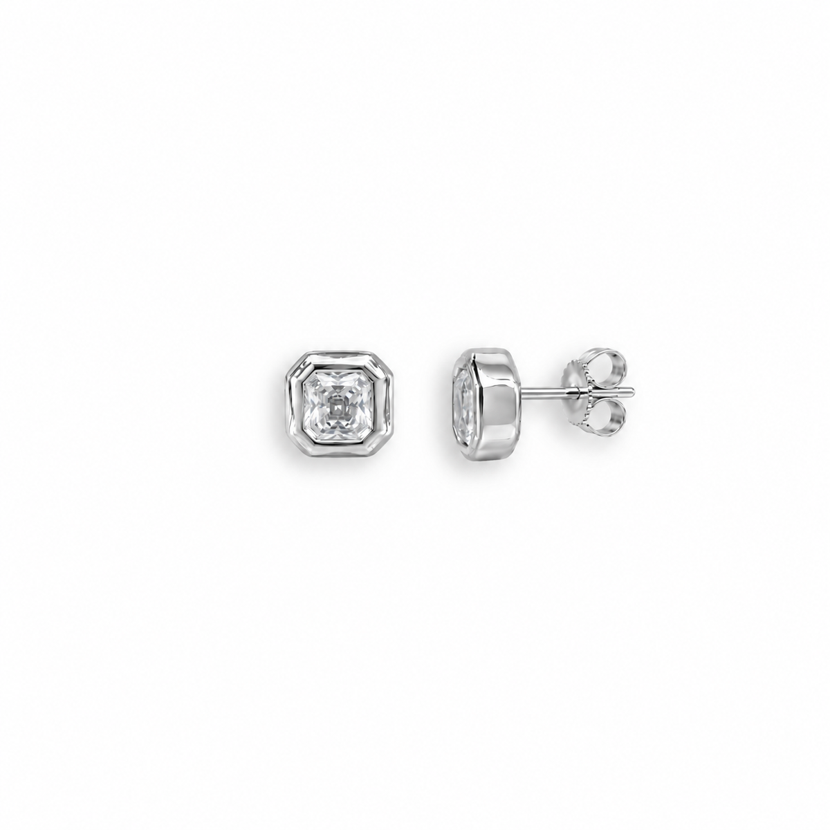 Borchie grosse quadrate | Oro