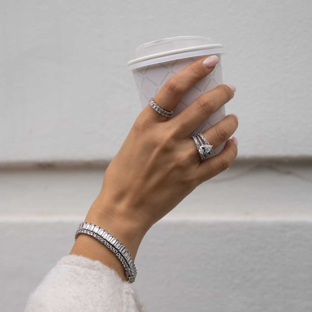 zilveren tennis armband - the it list - voor vrouwen