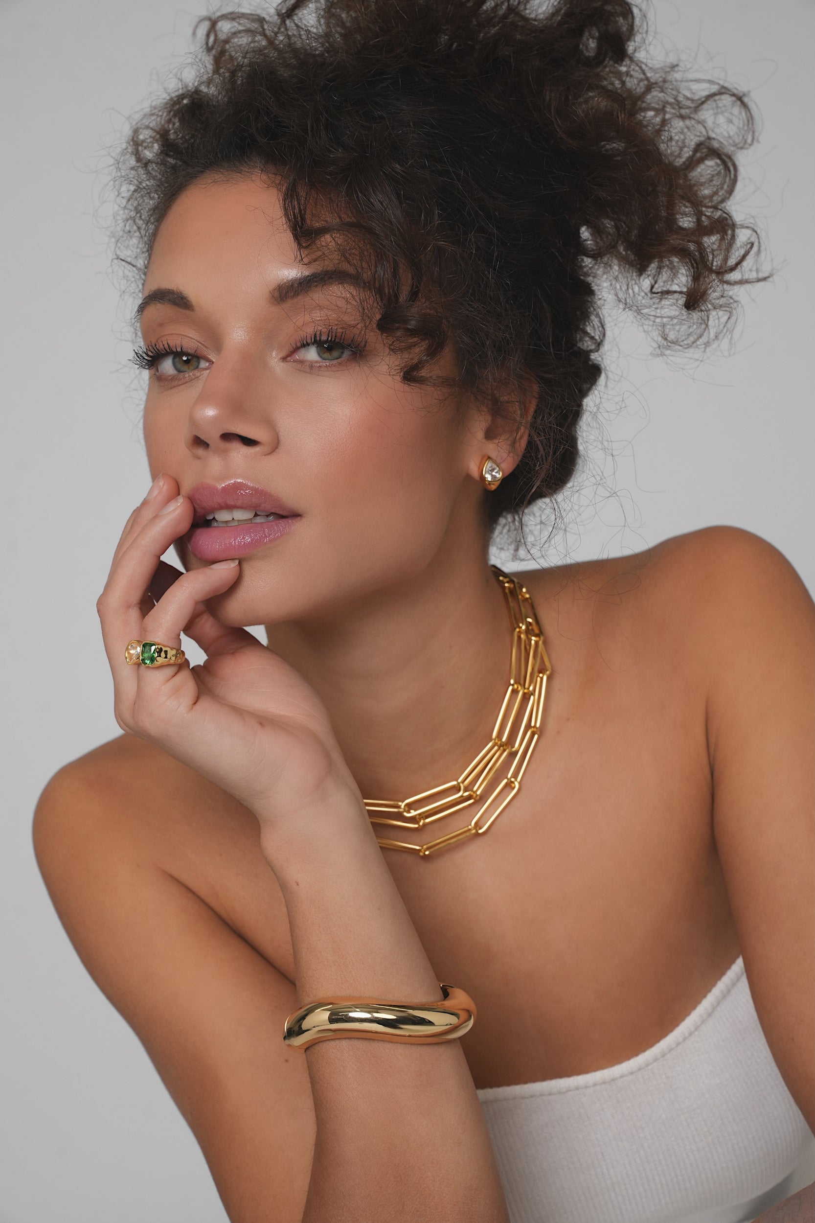 The Layered Paperclip Necklace