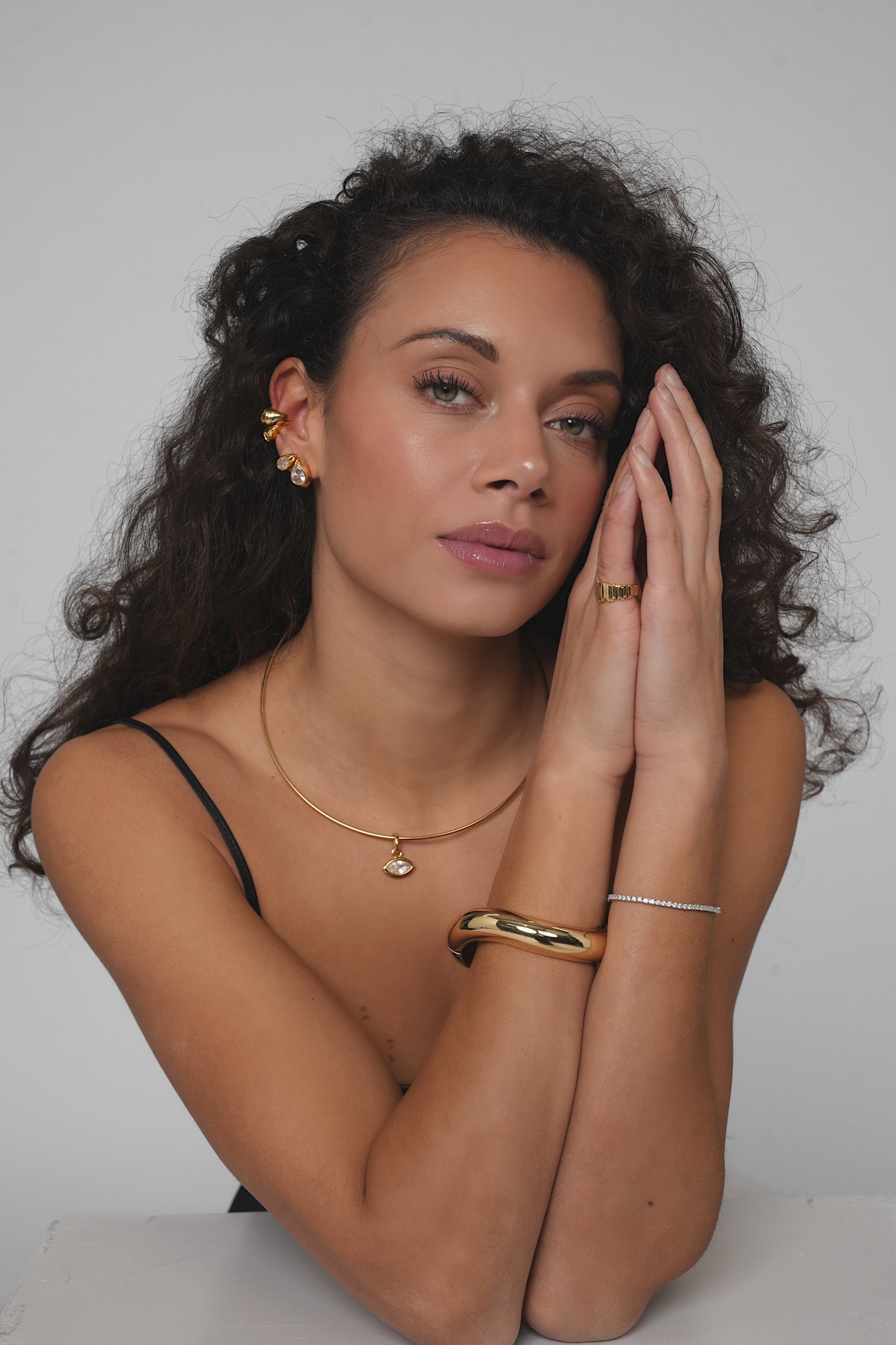 Sculptural chunky Bangle