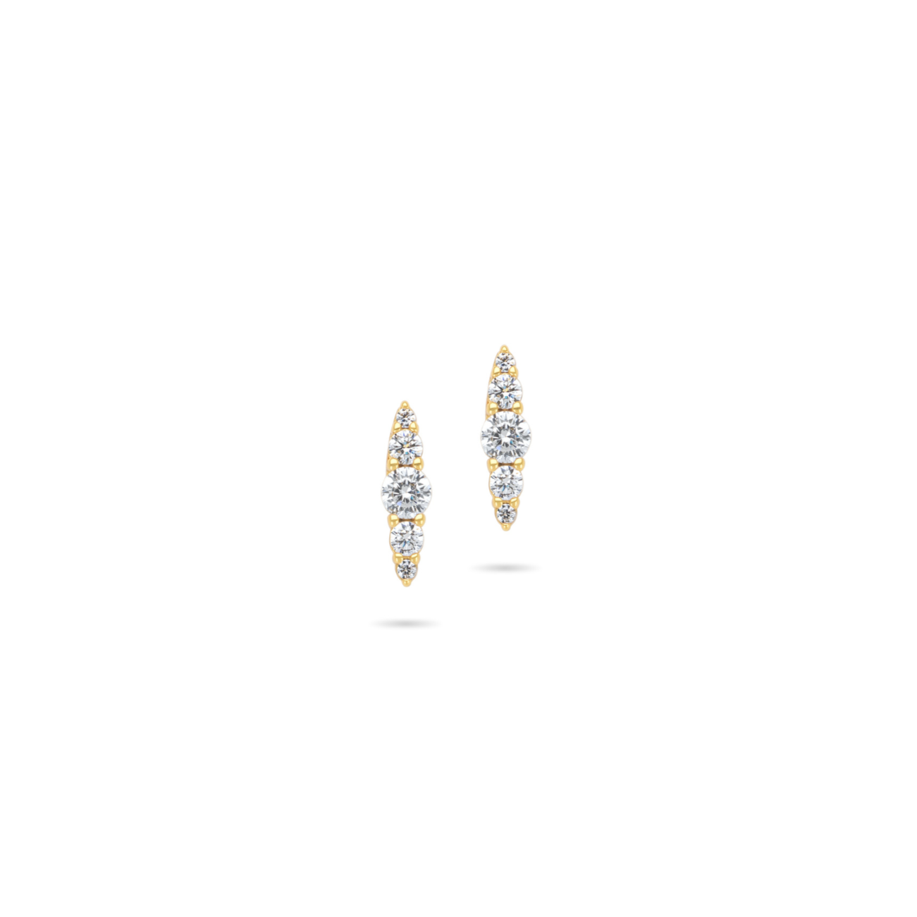 langwerpige studs, straight, long studs voor vrouwen - the it list