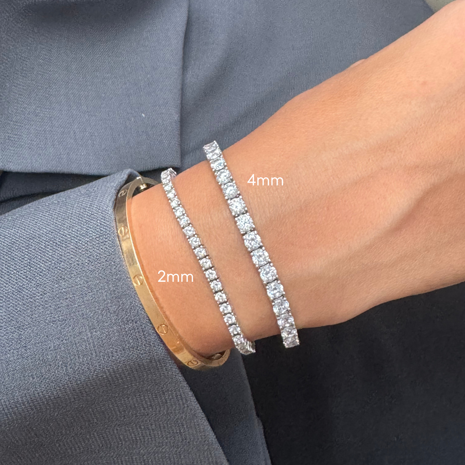 zilveren tennis armband voor vrouwen - the it list