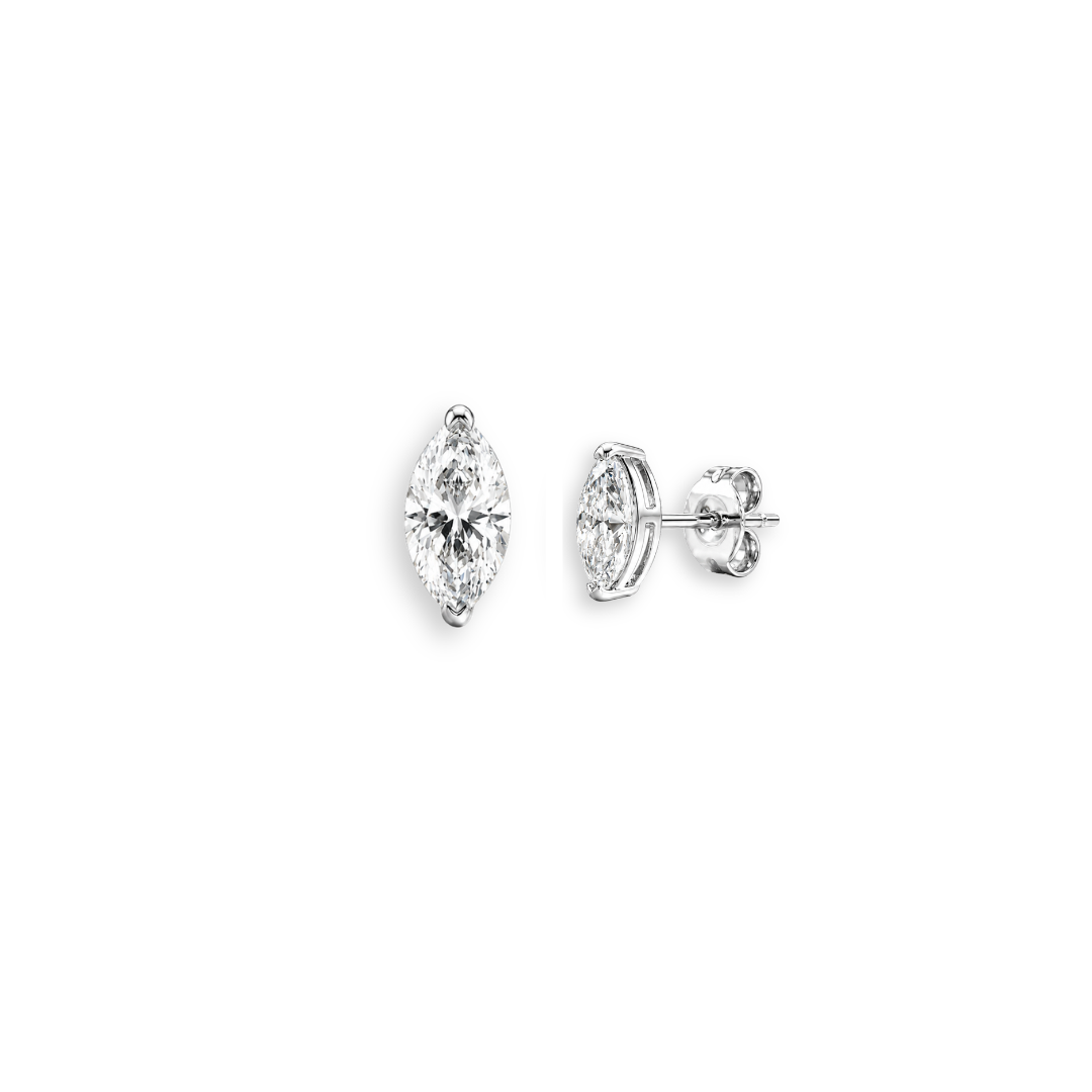 Pendientes de marquesa | Plata