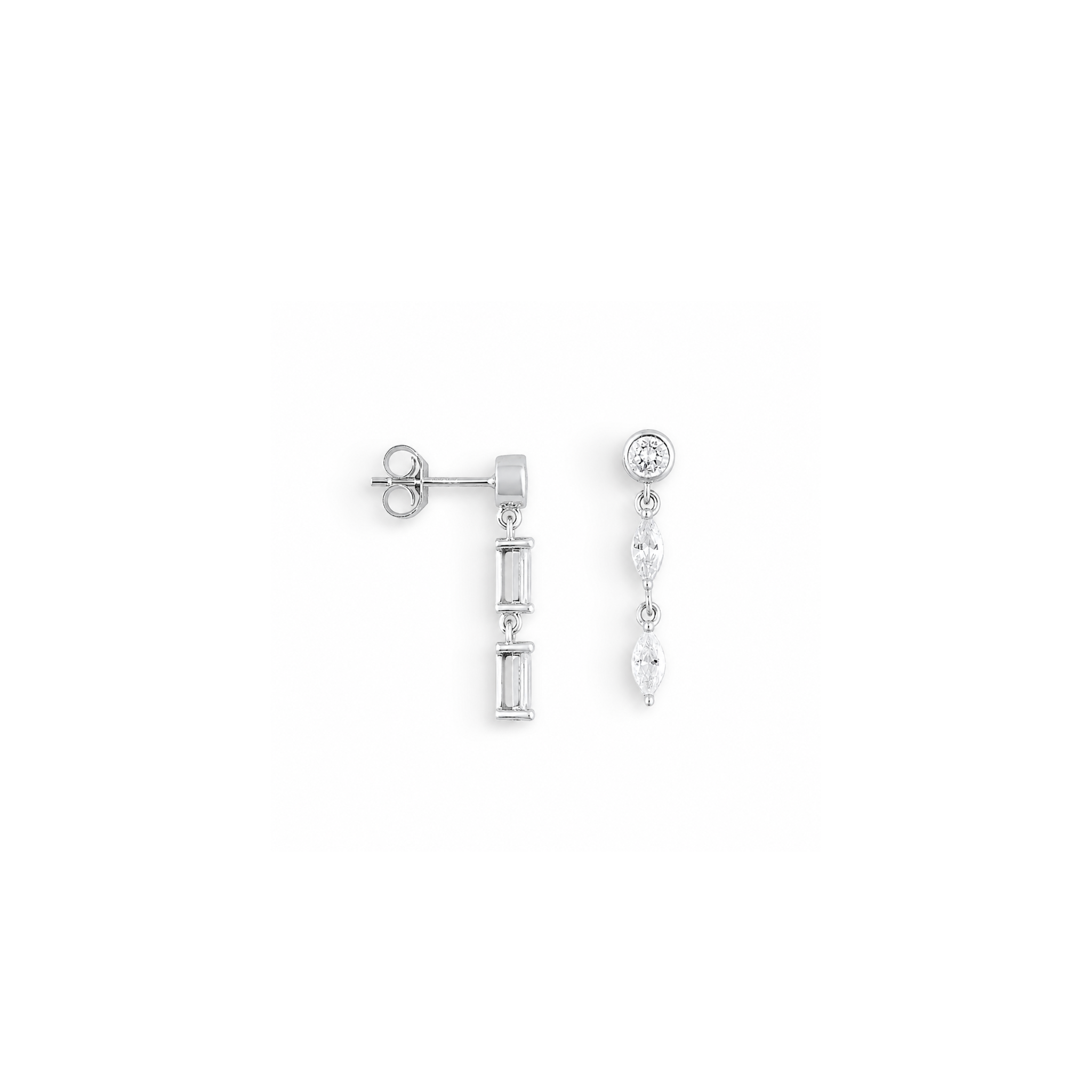 Luna Mini Oorbellen - Zilver