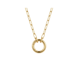 Chapter Circle Necklace | Gold