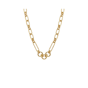 Halskette mit Sammlergliedern | Gold