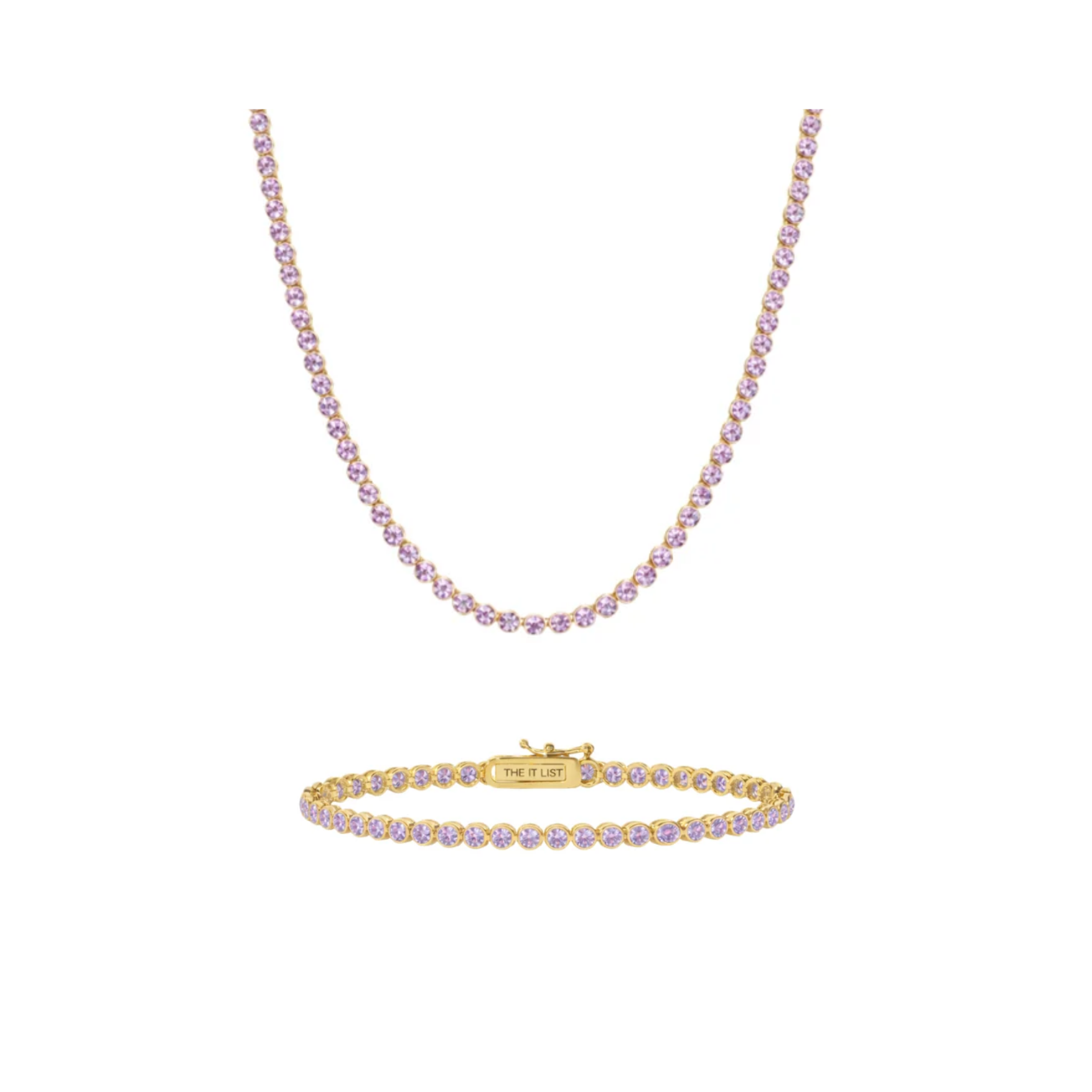 Tennis Bezel Set | Gold