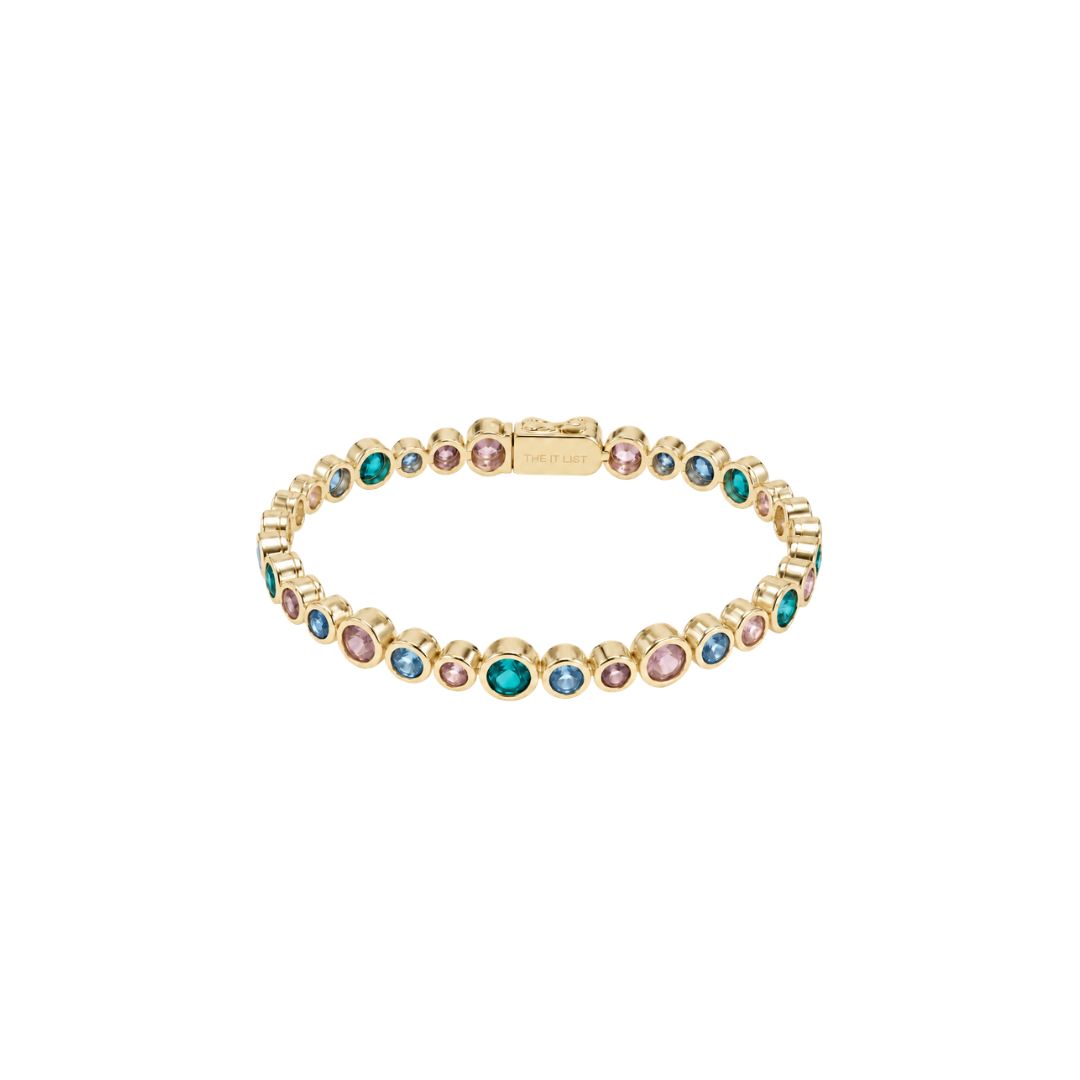 pulsera de bisel grueso | Multicolor