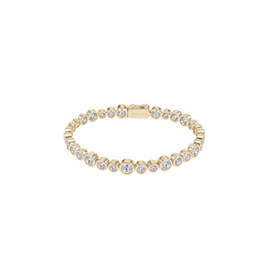 Chunky Bezel Bracelet | Gold
