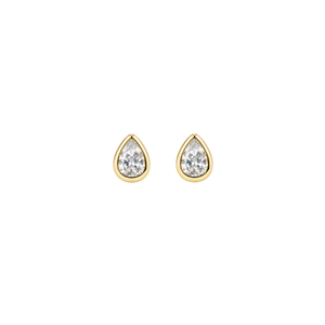 Noir Medium Stud | Or