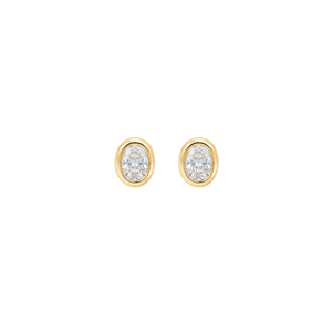 Noir Medium Stud | Or