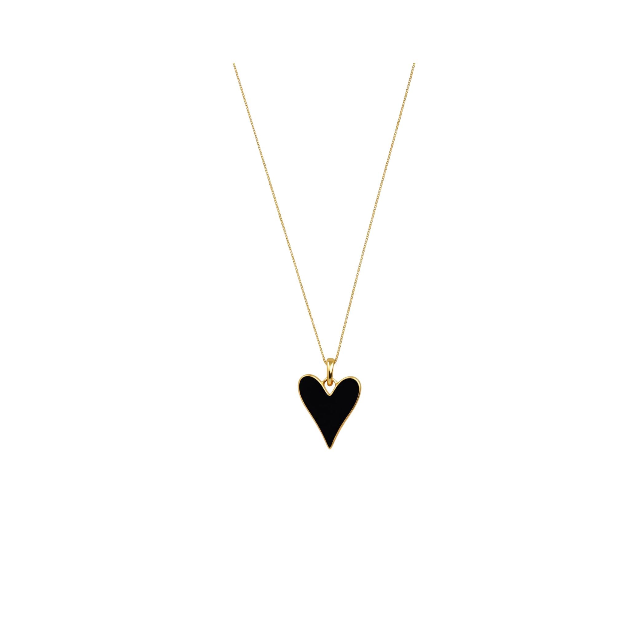 Heart Charm - Black